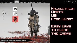 Hallucination Darts Vs Fireghost Ways To Liberate Villagescamps Ghost Of Tsushima