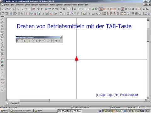 EPLAN: Drehen von Betriebsmitteln mit der TAB-Taste