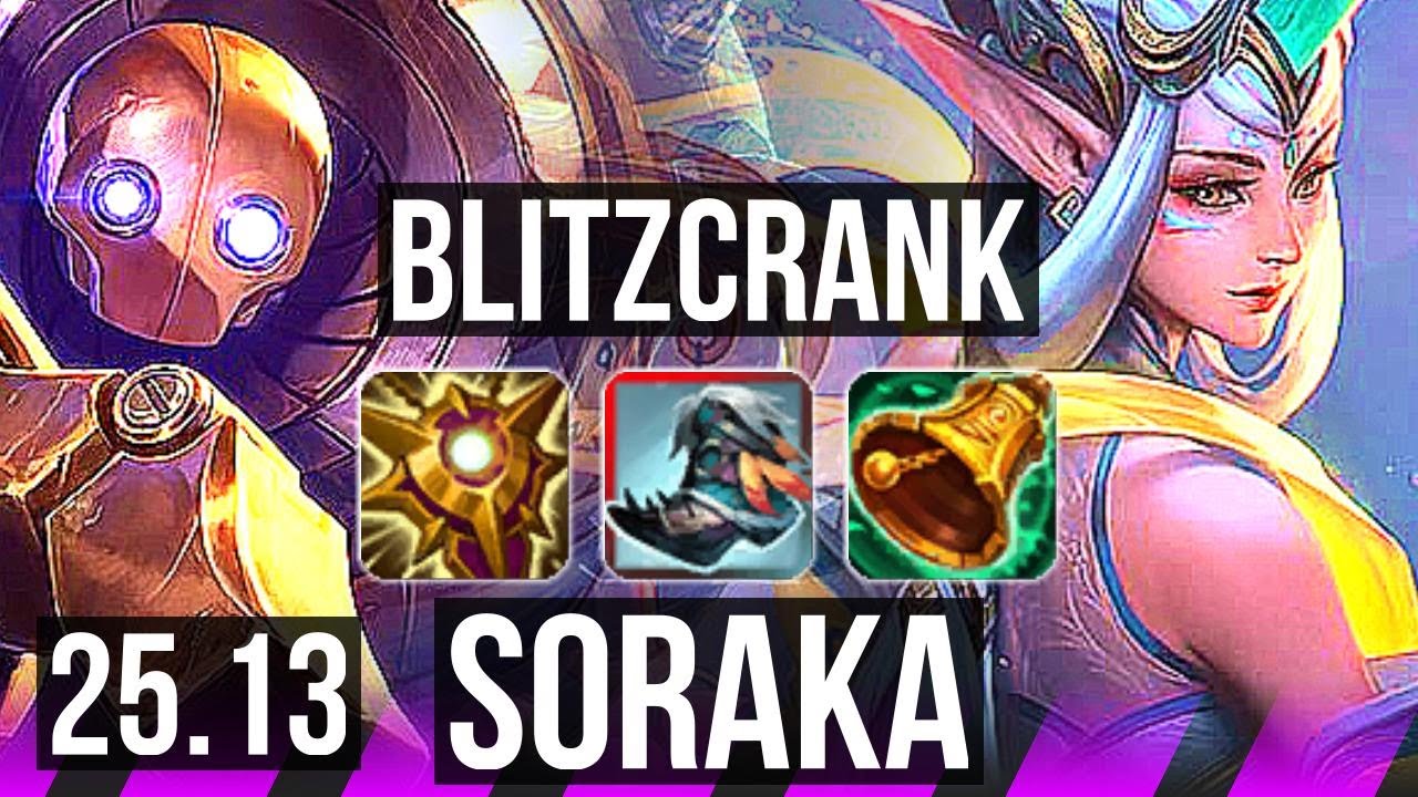 BLITZCRANK & Jhin vs SORAKA & Varus (SUP) | EUW Challenger | 25.13