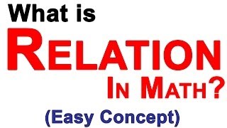 Relations in Mathematics