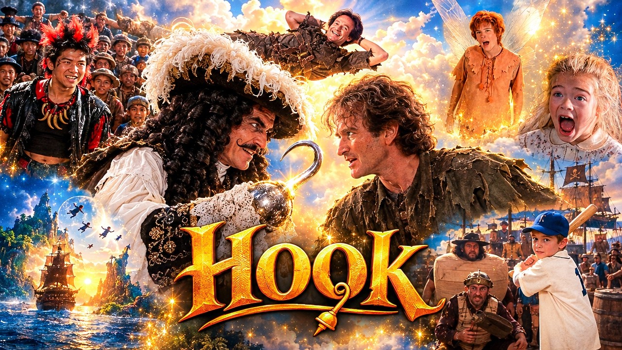 Hook 1991 | Best Hollywood Adventure Movie | Dustin Hoffman & Robin Williams | Full HD |