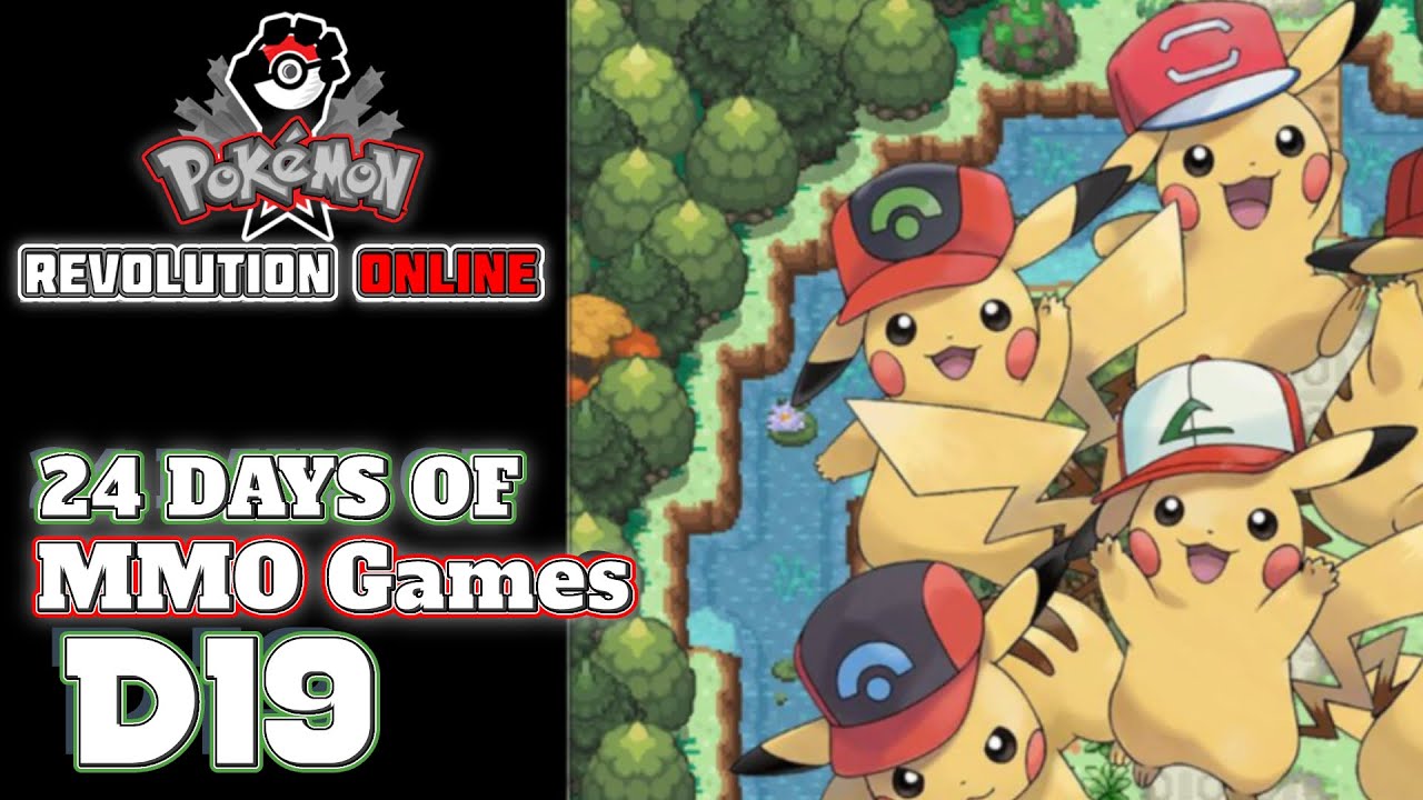 Pokémon Revolution Online  24 Days of MMO Games - Day 19 🔴 Livestream 