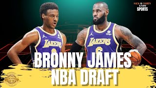 Bronny James Declares For NBA Draft #nba #bronnyjames #lebronjames