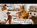 ANIVERSÁRIO DE 3 ANOS DA OLIVIA E BICICLETA NOVA | Joyce Aurora