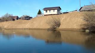 ПОШЛА ВОДА на Бабановское по Тобольчику, берег не узнать