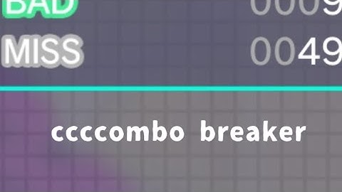 every time i combo break the game changes