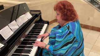 Downtown played on piano by Patsy Heath