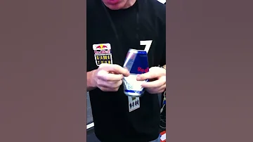 F1 Sound With A Red Bull Can 