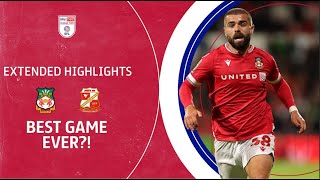 🤯 BEST GAME EVER?! | Wrexham v Swindon Town extended highlights