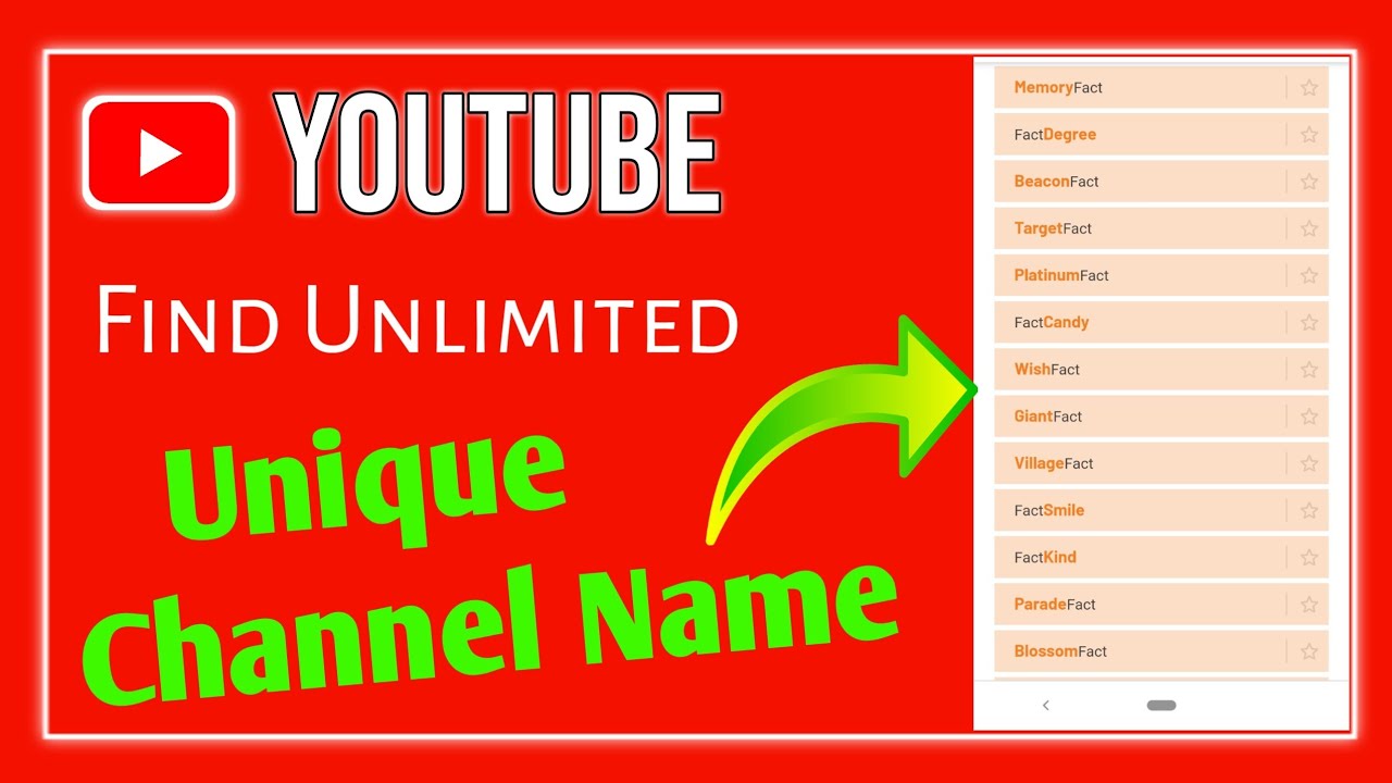 Youtube channel name ideas | Youtube channel ka naam kya rakhe | How to ...