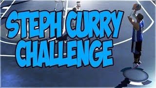 THE STEPH CURRY CHALLENGE!! CRAZY DEEP SHOTS!! NBA 2K16 MYPARK CHALLENGE