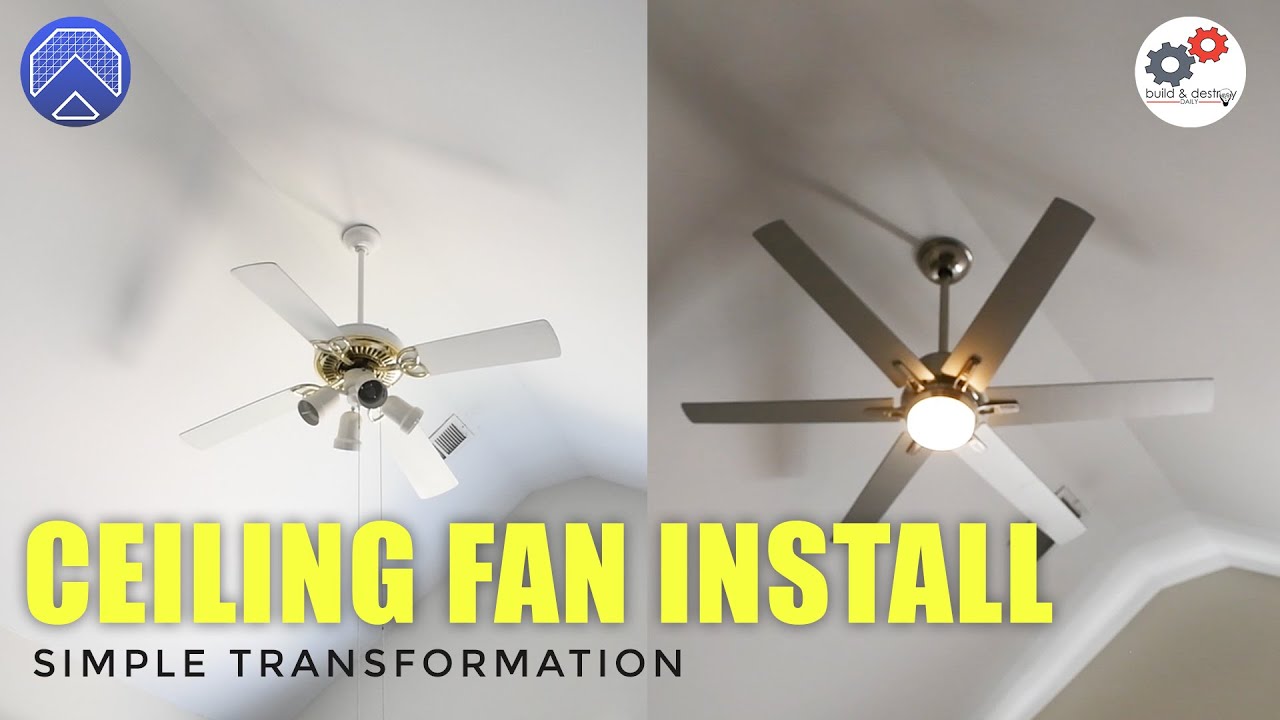 How To Hang Ceiling Fan On Vaulted Ceiling Tutor Suhu