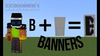 How to make the letter B on a Banner (Minecraft)