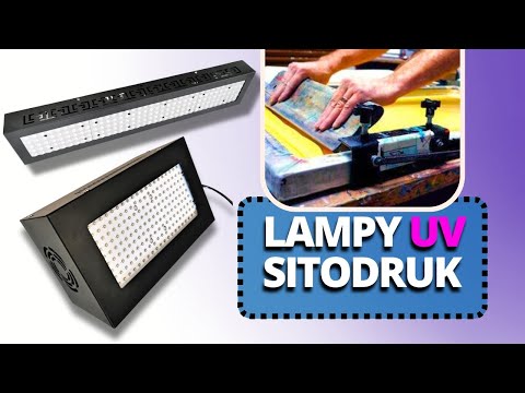 Lampy UV do sitodruku ATK UV350W / UV400W / UV800W video