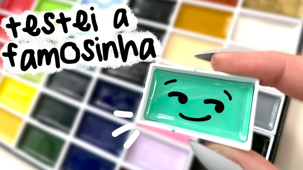 TESTANDO UM MATERIAL DE DESENHO FAMOSO E CARO! - VALEU A PENA? KURETAKE GANSAI TAMBI 48 CORES