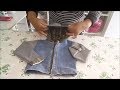 COMO FAZER JAQUETA JEANS INFANTIL COM MOLETOM E CALÇA JEANS