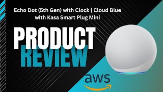 Echo Dot with Clock | Cloud Blue with Kasa Smart Plug Mini ||wifi Device ||#amazon #viral