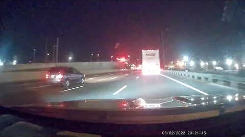 Semi Truck Rolls Over on the Interstate || ViralHog