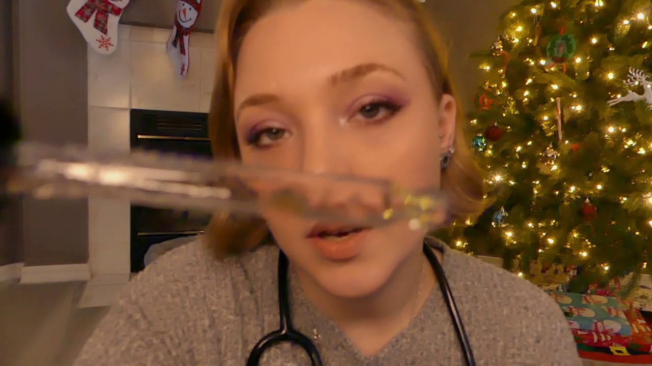 Asmr Girlfriend cranial nerve exam! RP