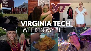 a busy &amp; fun college week in my life | virginia tech