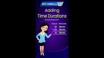 Telling Time For Kids | Adding Time Duration | Learning Time, Telling Time For Children Math #shorts