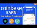 Coinbase Earn - How to Earn Free Crypto with Coinbase