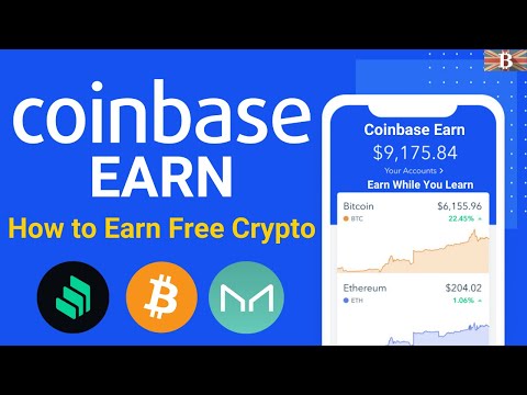 Coinbase Earn (Coinbase Learning Rewards) - How to Earn Free Crypto with Coinbase