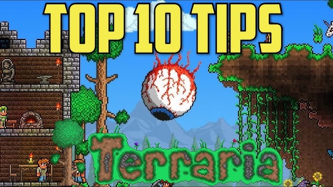 Terraria Beginner's Boss Guide! Eye of Cthulhu, Eater of Worlds, Skeletron!  