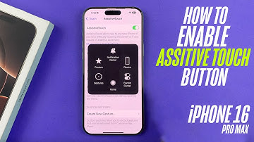How To Enable Assistive Touch Button On iPhone 16 / 16 Pro