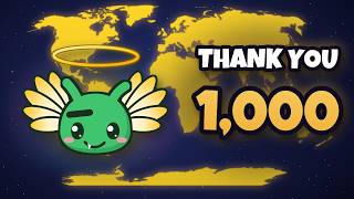 Thank You 1,000: Every Commenter, Every Subscriber, Every Country