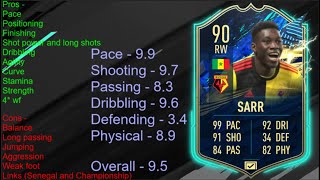 FIFA 21 TOTS Ismaila Sarr Player Review.