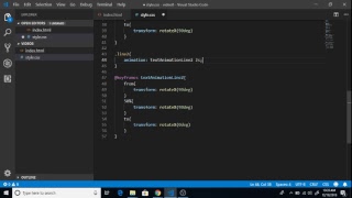 Text flip animation using CSS