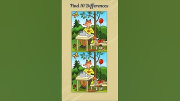 😲 You’ll Never Find All 10 Differences – Try If You Dare! #SpotTheDifference #shorts