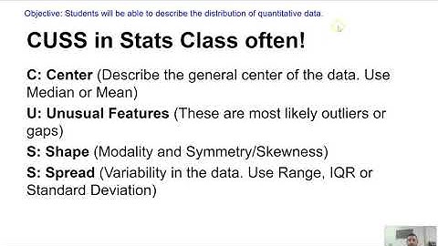 Describing Quantitative Data