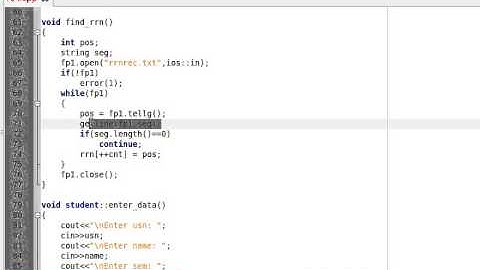 File Structures Lab Program 4