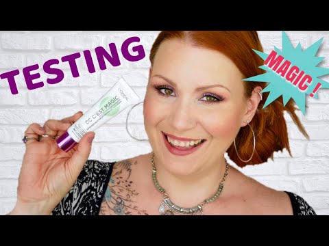 TESTING NEW L'OREAL PARIS CC C'EST MAGIC ANTI REDNESS COLOUR CORRECTING FOUNDATION