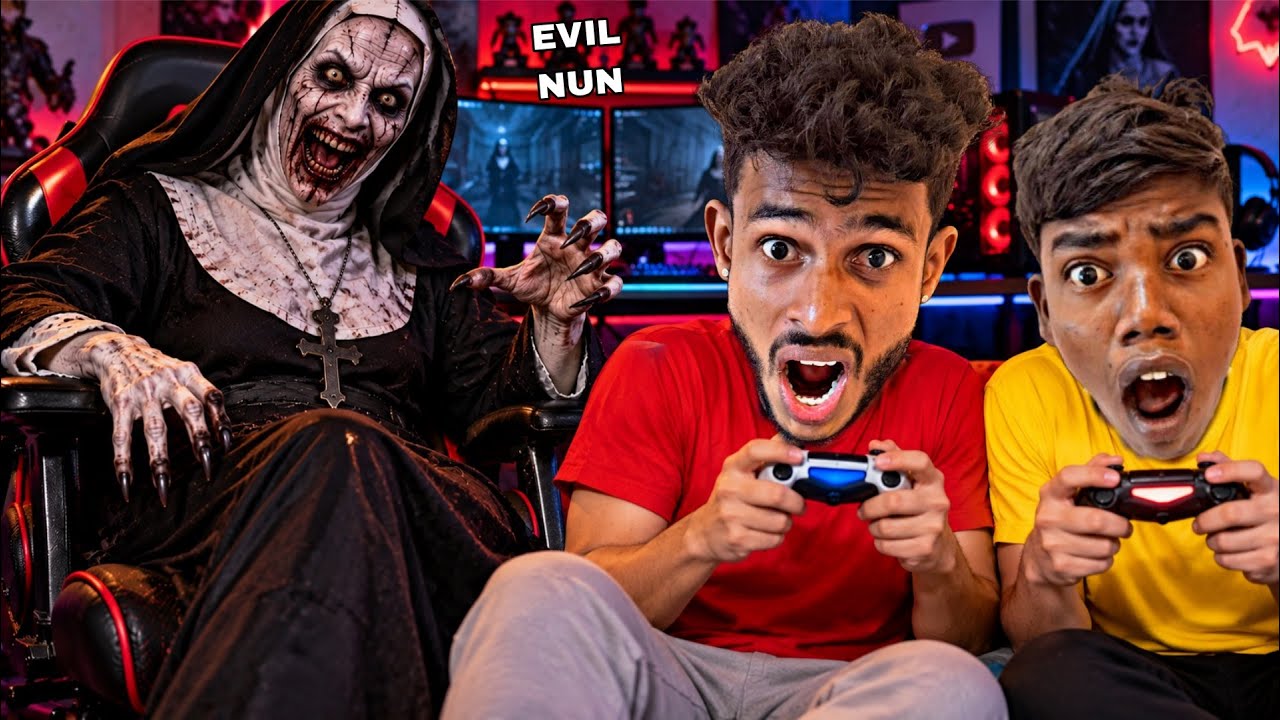 PLAY SCARY EVIL NUN GAME AT NIGHT CHOTU | EVIL NUN CHAPTER 1 #dhannoisfire 