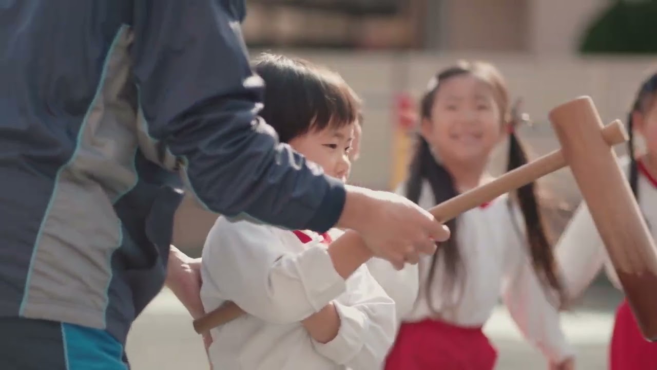 ホーリネス幼稚園 お餅つき