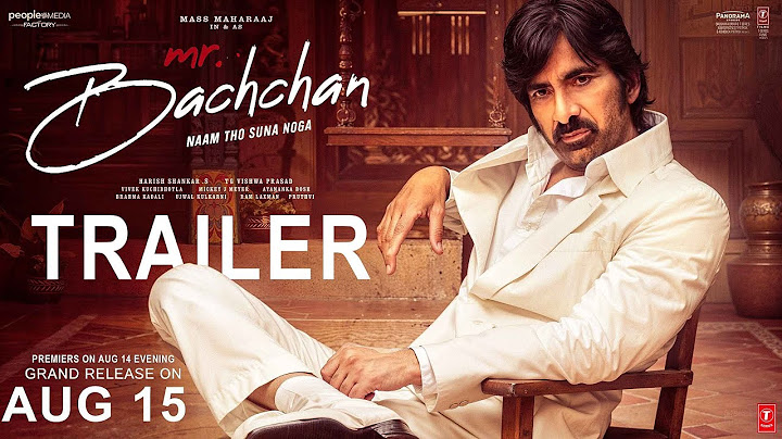 MR BACHCHAN |Official Concept Trailer |Ravi Teja |Bhagyashri Borse |Jagapathi Babu | sachin Khedekar