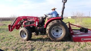 Mahindra 5035, Bush Hog 296 time lapse mowing