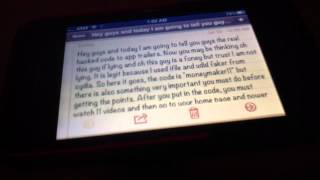 App trailers hacked code(For real)
