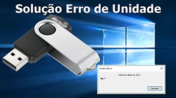 O que fazer quando há problema na inicialização do pen drive?
