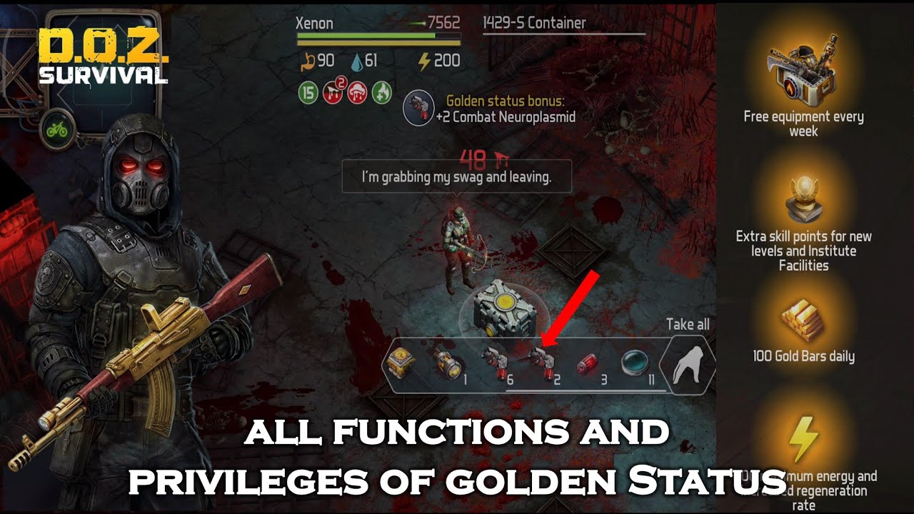 All functions and privileges of Golden Status- Dawn of Zombies: Survival -  YouTube