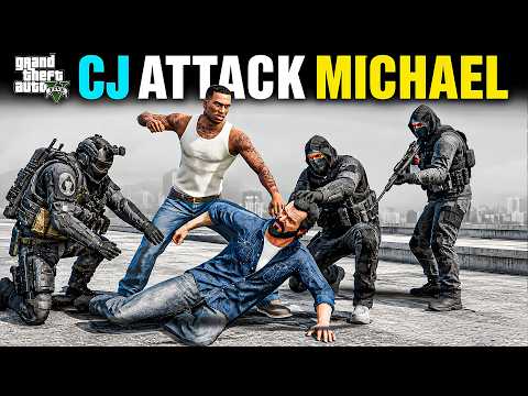 CJ🔥 ATTACK MICHEAL 🔥 | GTA 5 Server Live Stream !  @PaimonGamerz ​
