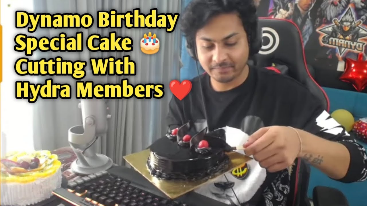 Hydra Dynamo Birthday Celebration with Hydra members | Dynamo Birthday cake 🎂 cutting on livestream