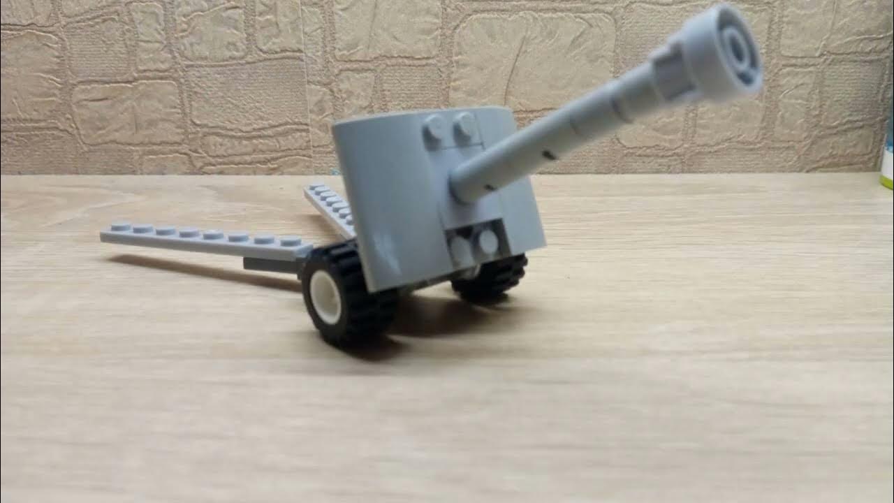 противотанковая пушка из лего - YouTube