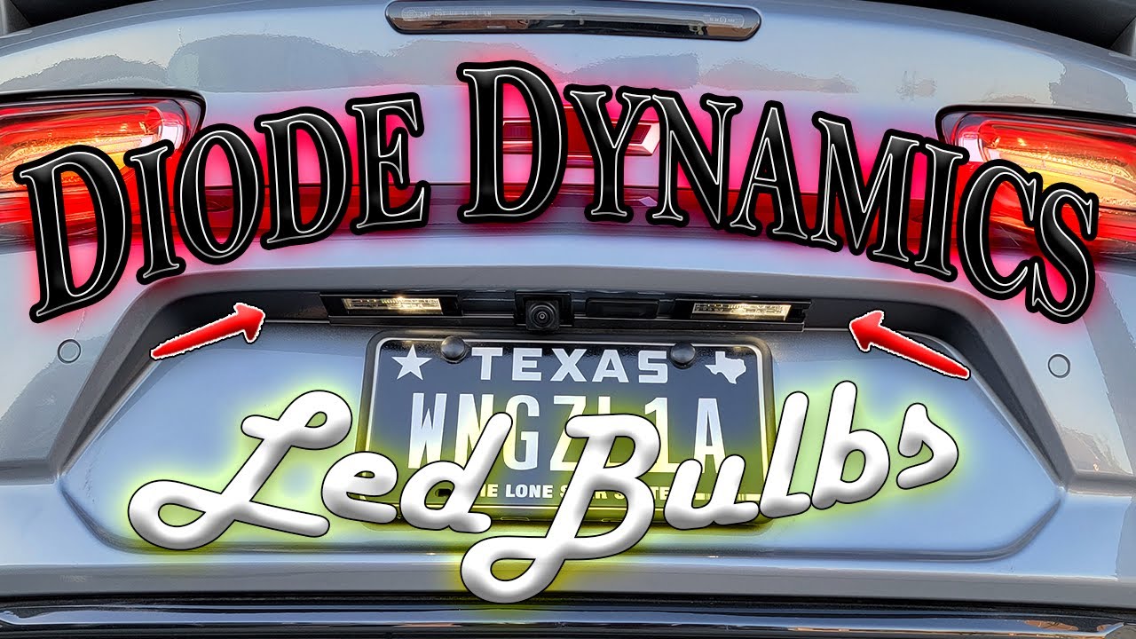 6th Gen Camaro Diode Dynamics License Plate LED Bulb Swap! | 2016+ Mods