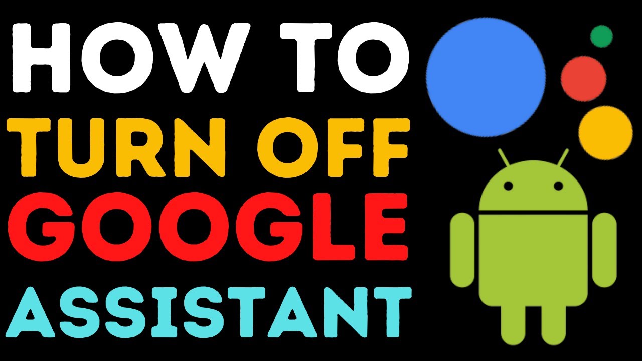 How to Turn off Google Assistant on Android (2021) || Simple way - YouTube