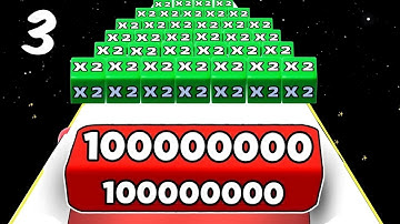 JELLY RUN 2048 cubes runner VS Join Number Master run 2048 ball gameplay