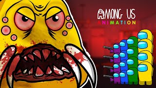Mini Crewmate Kills Creepy POU Characters | Among Us